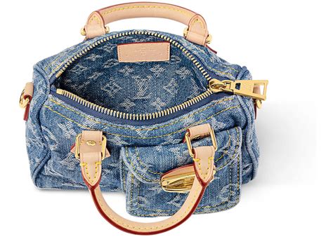 lv nano speedy|Lv nano speedy denim.